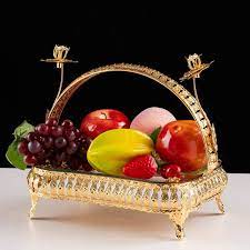 Fancy Dish Golden ,Fuit Dish, Asia Dine,KZ collection
